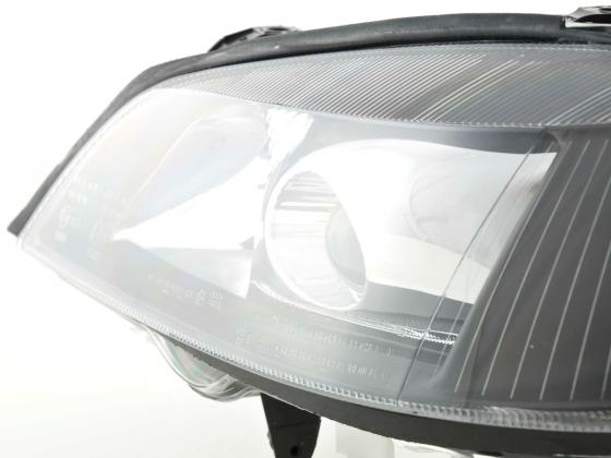 Scheinwerfer Opel Astra G 98-03 schwarz Scheinwerfer Opel Astra G 98-03 schwarz